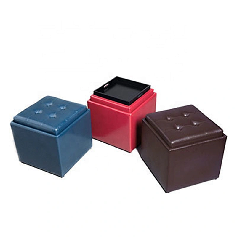 Frank furniture modern design  ottoman stool fabric bench ottoman storage ottoman leather