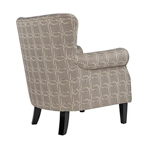 Living room Newest modern high quality Solid wood stool feet chenille sitting cushion chair