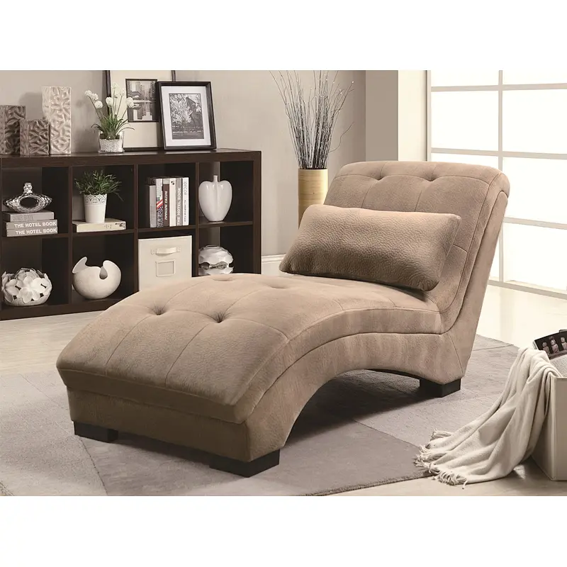 Frank Furniture Nordic Style Simple Design High Quality Wooden Frame Chaise Lounge Chair Chaise