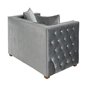 New Design High Quality  Living Room Furniture  Silver Leisure Sofa Chair