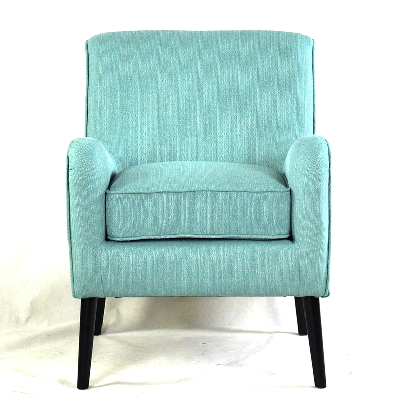Frank Furniture Plain Design Cheap Price Accent Chair Living Room Fabric Linen Velvet Customized Chair