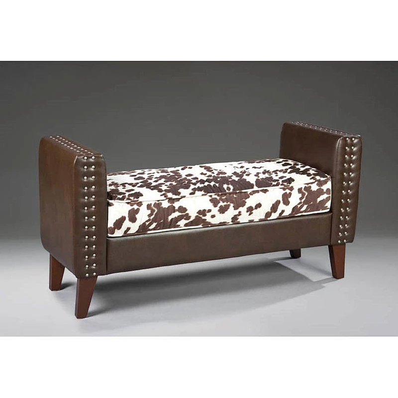 Frank Furniture Arabic Style Ottoman Storage Bench Living Room Ottoman Bench With Nails Ottoman