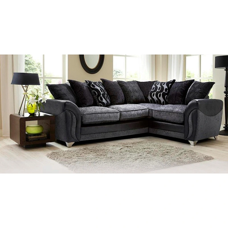 Hot selling  2019 Newest European modern style living room high quality fabric material sectional sofa