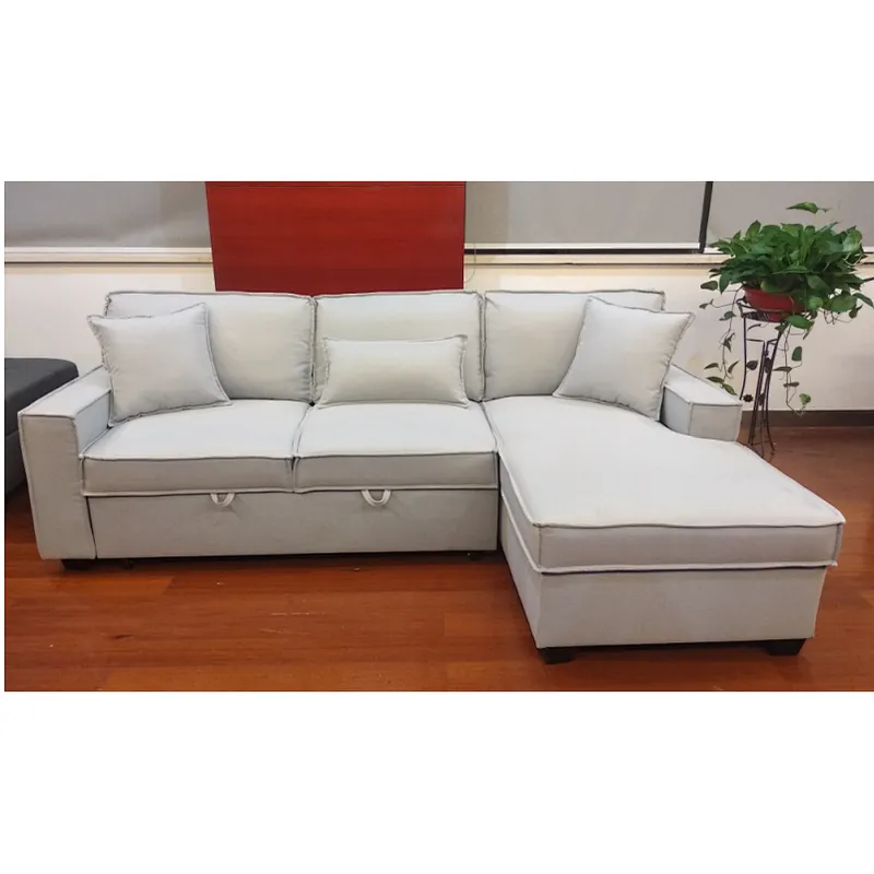 Frank furniture wholesale  2019 new model sectional sofa cama sofa cum bed L shaped sofa