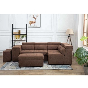 Modern Home Sofa Furniture for Living Room Portable Corner Bed Folding Sofa Bed