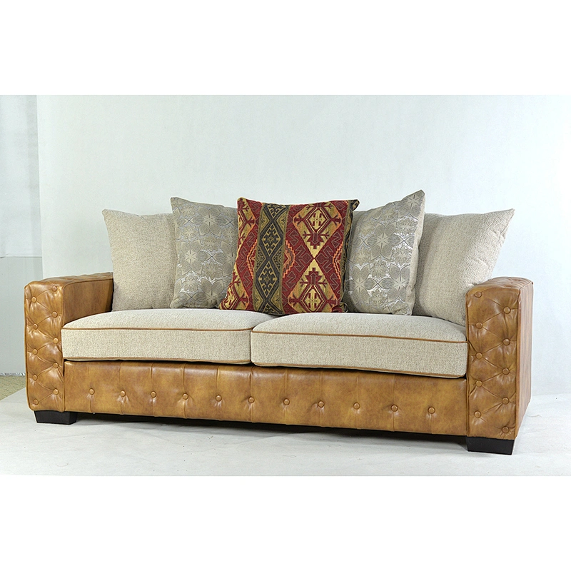 Modern fashion fabric sofa and PU sofa set ,loveseat for home furniture set office leisure sofa