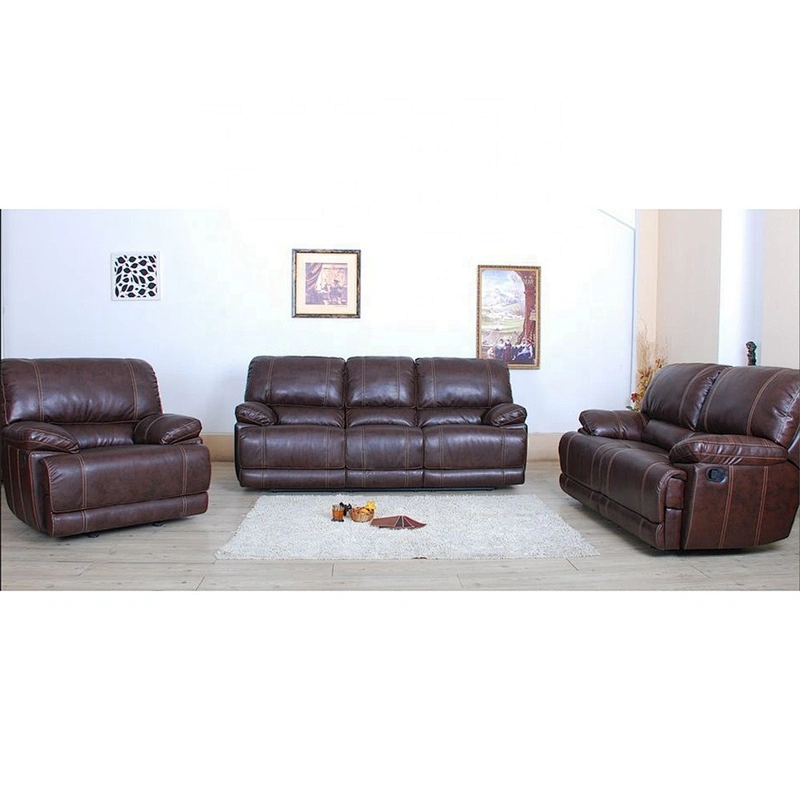 Fashion design leather sofa set modern sectional 7 seater living room sofas recliner sofa for home