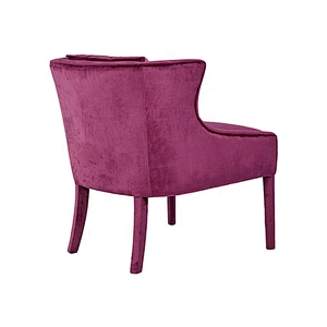 Purple Velvet Chairs Antique Velvet Chair for Salon/Five Star Hotel