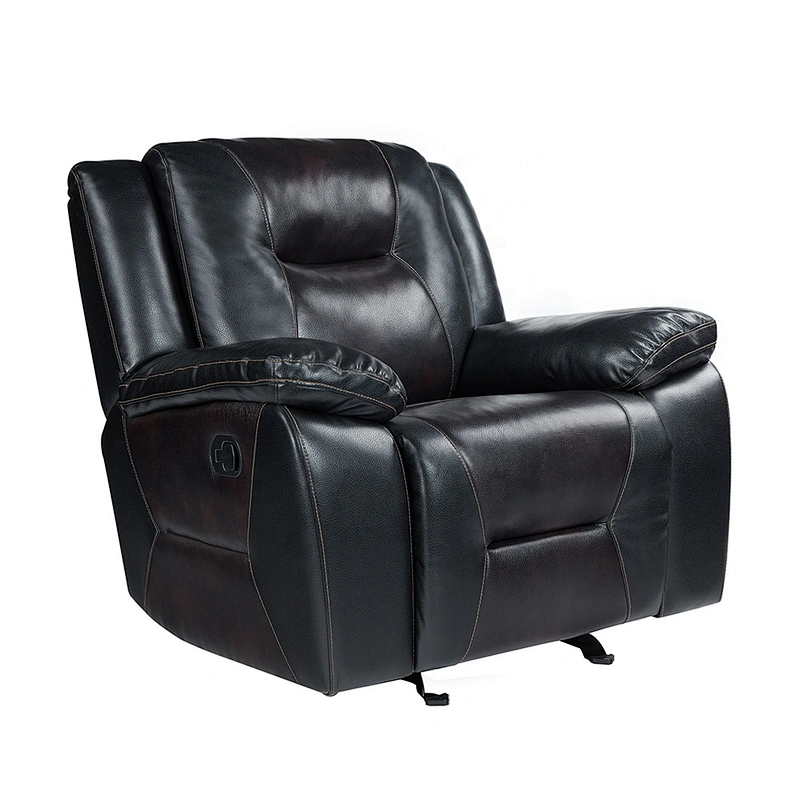 2019 Hot Sale Solid Wood Home Furniture Comfortable Recliner Sofa Luxury Sofa Set