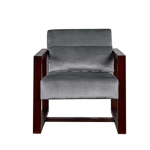 Frank Furniture Top Quality Nordic Unique Design Brushed Frame Accent Chair Living Room Comfortable Chair