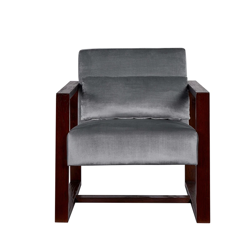 Frank Furniture Top Quality Nordic Unique Design Brushed Frame Accent Chair Living Room Comfortable Chair