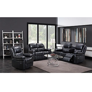 Frank Furniture Antique American Style  Sofa Set Leather Recliner Home Living Room Recliner Sofa