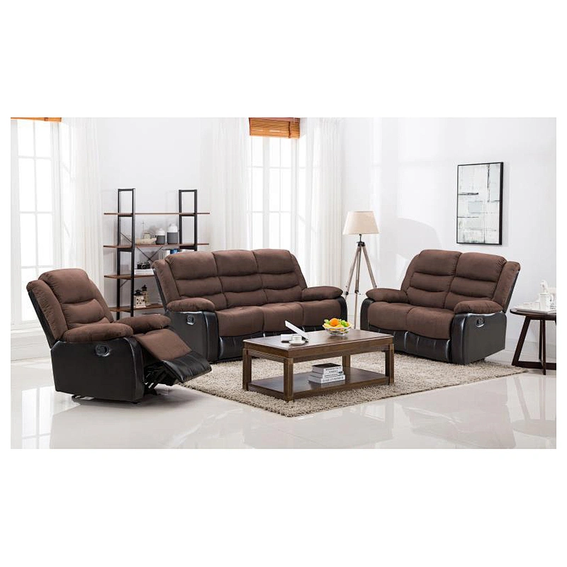 India hot modern lazy boy health memory sponge living room furniture large 3+2+1sectional recliner sofa