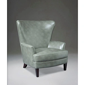 Frank Furniture Empire Style High Pullback Accent Chair Living Room Wing Back Wooden Chair