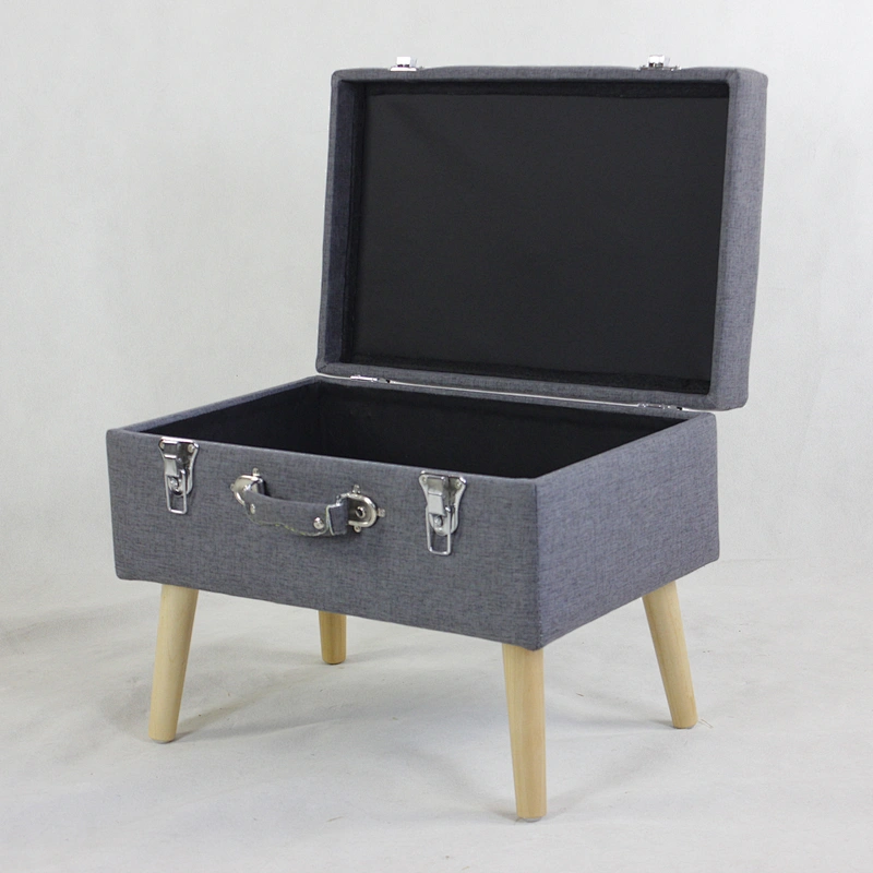 Frank furniture wholesale storage bench ottoman stool living room furniture 2019 new model trunk indoor European style ottoman