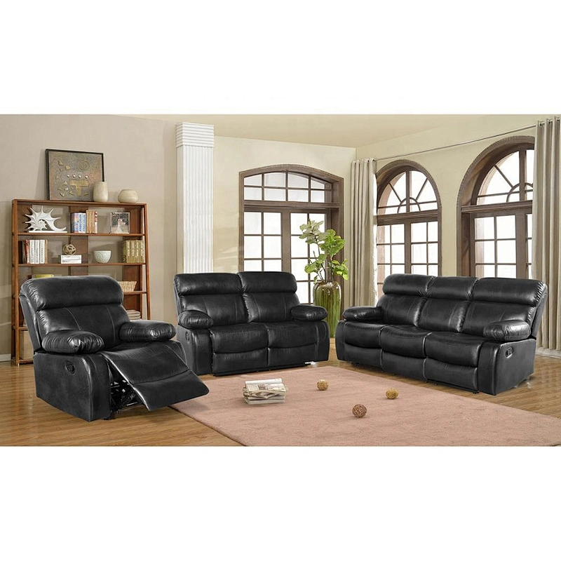 2019 Newest Design Living Room Furniture Luxury Leather Recliner Sofa With Cup Holder