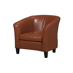 Frank furniture fancy office chair wholesale leather leisure chair for living room and TV room chesterfield sofa chair