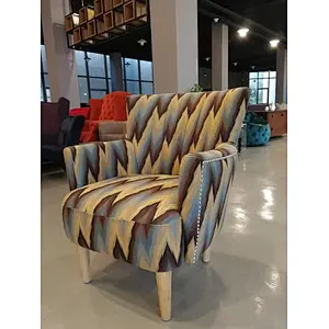 Frank Furniture 2019 New Model Sofa Chair Wooden Frame Soft Upholstery Accent Lounge Chair
