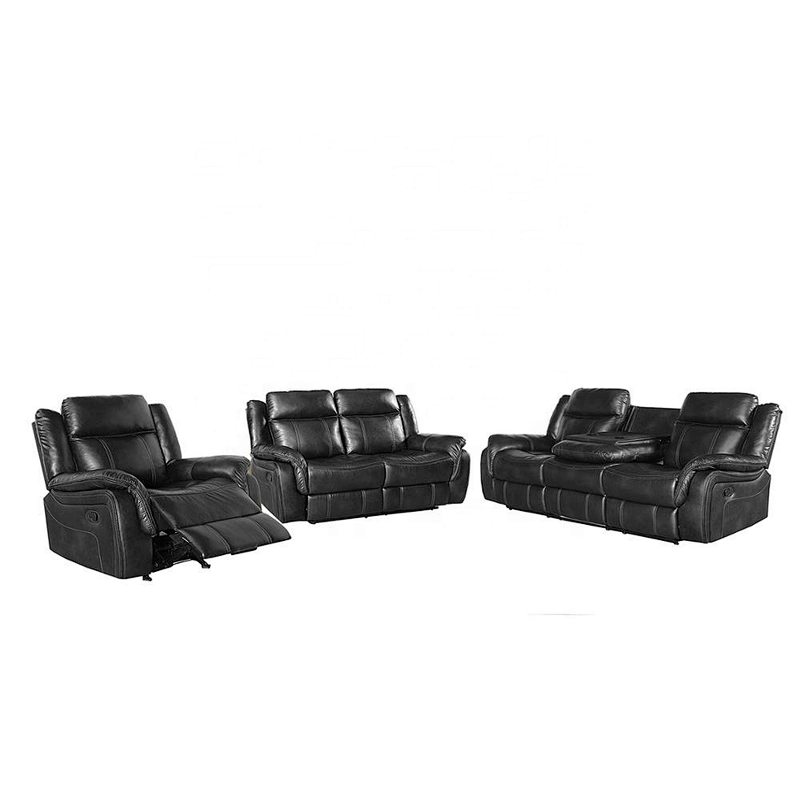 Factory Price Classical Design  Luxury  Air Leather Living Room Furniture  Recliner Sofa