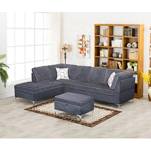 Frank Furniture Modern Sofa Factory Price  Modern Design  Sectional Sofa  With Ottoman