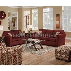 Modern brown 3+2 combination soft and comfortable linen sponge wooden living room furniture sofa set