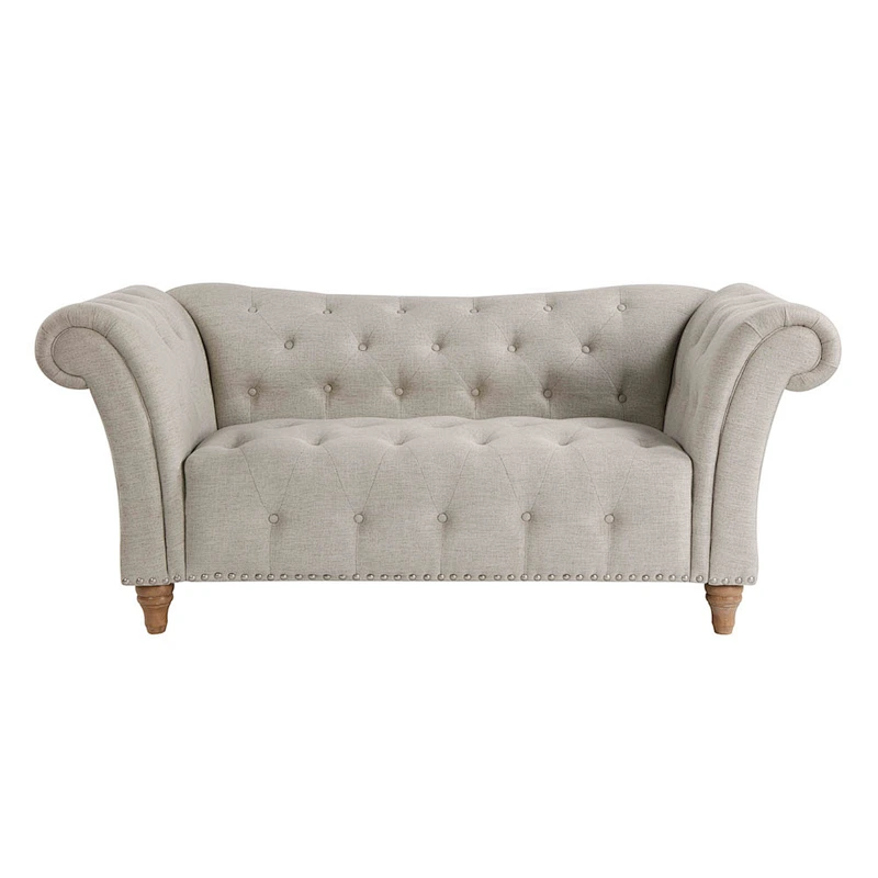 Luxury French Style Living Room Pull Back Comfortable Sofa