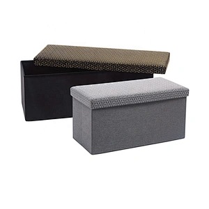 Home furniture storage ottoman and living room sofas folding ottoman chair