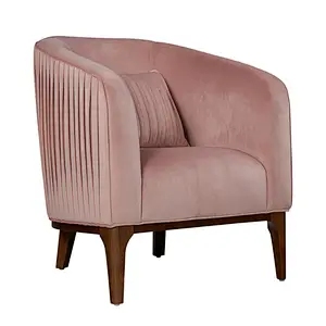 Luxury leisure velvet chair  living room hotel modern chair