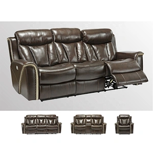 Latest design electric recliner sofa leather recliner sofa set 7 seater with soft fabric for sale