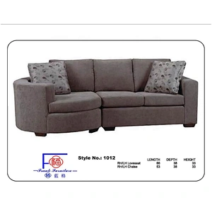 American modern simple design brown leather comfortable sponge cushion living room 3+2 sectional sofa set