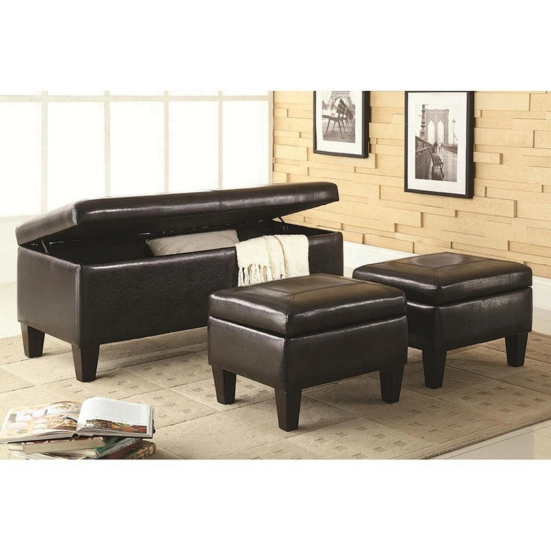 Furniture factory cheap price bedroom furniture ottoman hot selling modern ottoman tray