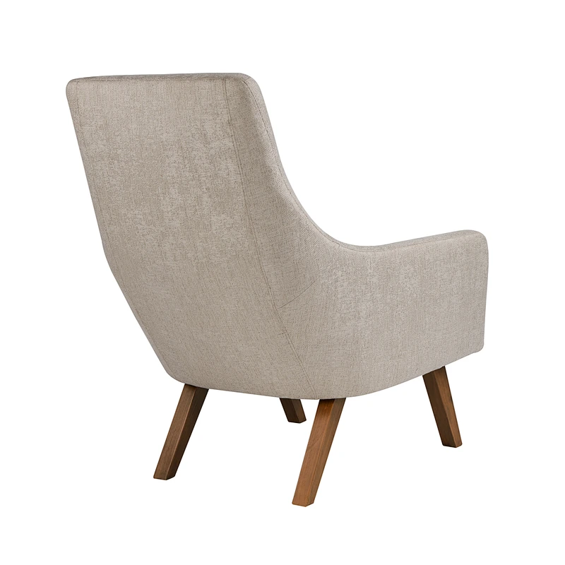 Living room furniture Solid wood frame with soft and comfortable sponge high quality high back chair