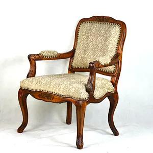 Frank Furniture Factory Supply Antique French Style Wooden Accent Chair Lounge Chair