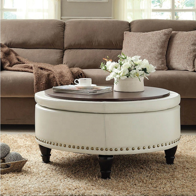 Hot Sale  Square Ottoman Chesterfield Osman stool with storage