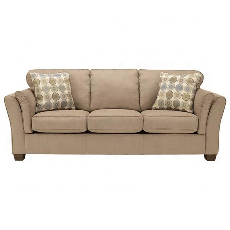 European modern high quality comfortable flannel health sponge with pillow living room 3+2 sofa sets