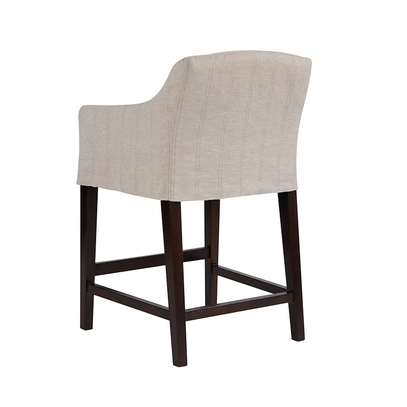 Modern minimalist style solid wood with soft sponge cushion high quality living room bar seat chair