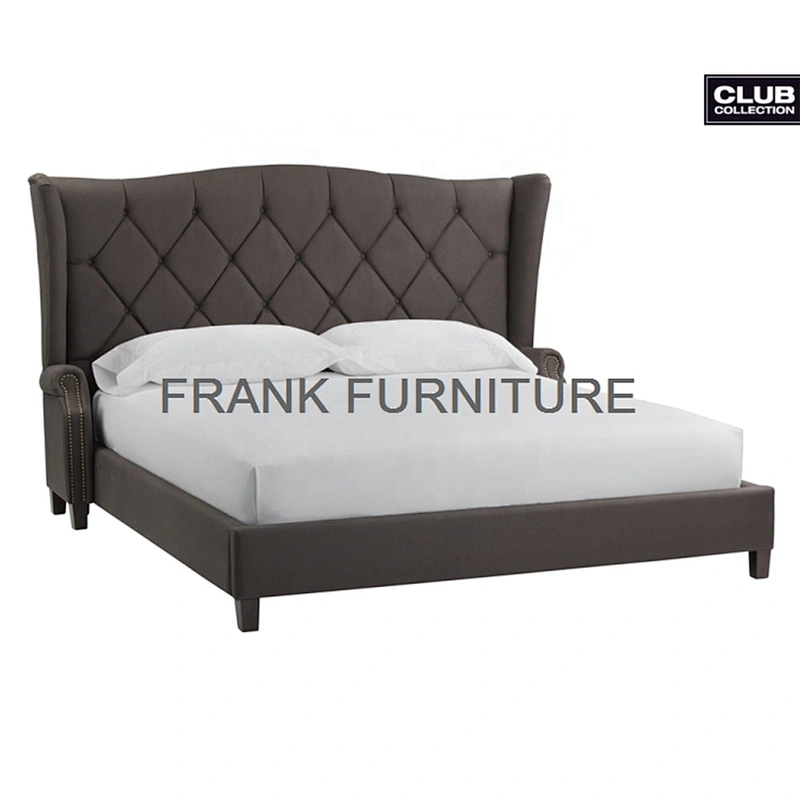 Frank Furniture Home Furniture Bed Design Royal Furniture Bedroom Sets with High Back