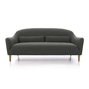 China Furniture factory  Fashion Elegant Blue fabric Chic loveseat sofa