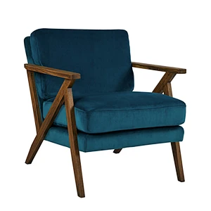 Frank Furniture Top Quality Nordic Unique Design Brushed Frame Accent Chair Living Room Comfortable Chair