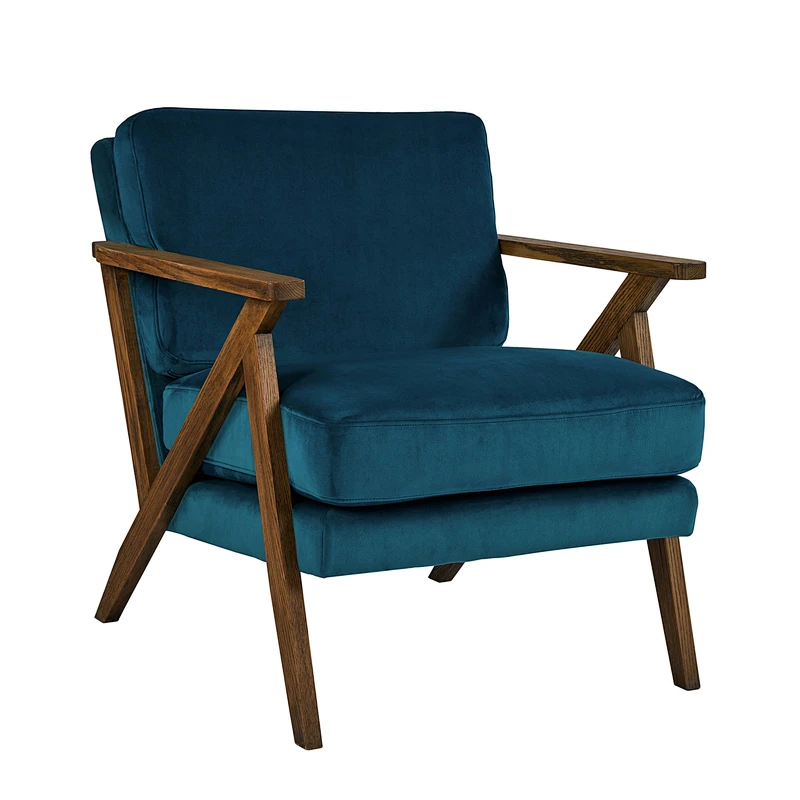Frank Furniture Top Quality Nordic Unique Design Brushed Frame Accent Chair Living Room Comfortable Chair