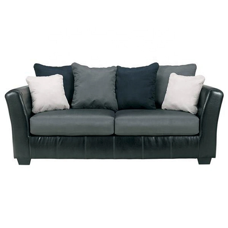 High Quality  Hot Sale Comfortable Modern Blue Linen  Living Room Furniture Sofa Cover