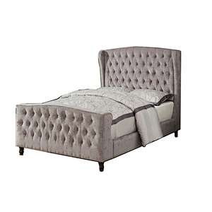 Bedroom Furniture on Sale Cheap Fabric Double Upholstered bed