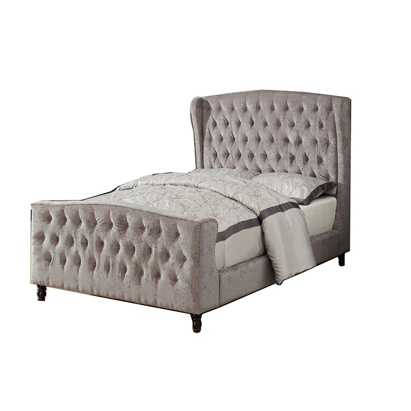 Bedroom Furniture on Sale Cheap Fabric Double Upholstered bed