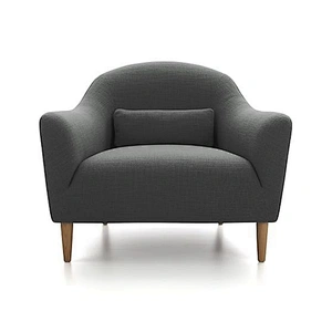 Sofa fabric round floor chair sitting for living room
