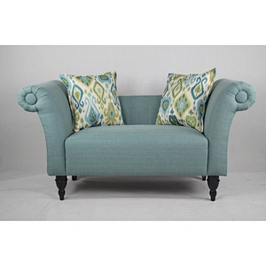 Factory Price Fashion Style Delicate Living Room Furniture Simple Loveseat Sofa