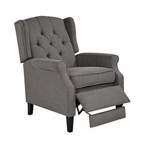Living room 2019 Newest modern simple health and comfortable backrest with pull point linen fabric chaise