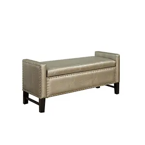 Velvet And Leather Bed End Stool Bench Bed Bench,Velvet Sofa Bench For Living Room Furniture