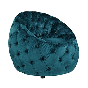 Factory Wholesale Custom Luxury Furniture Sofa Sets/Sofa Chair Single with Velvet Fabric