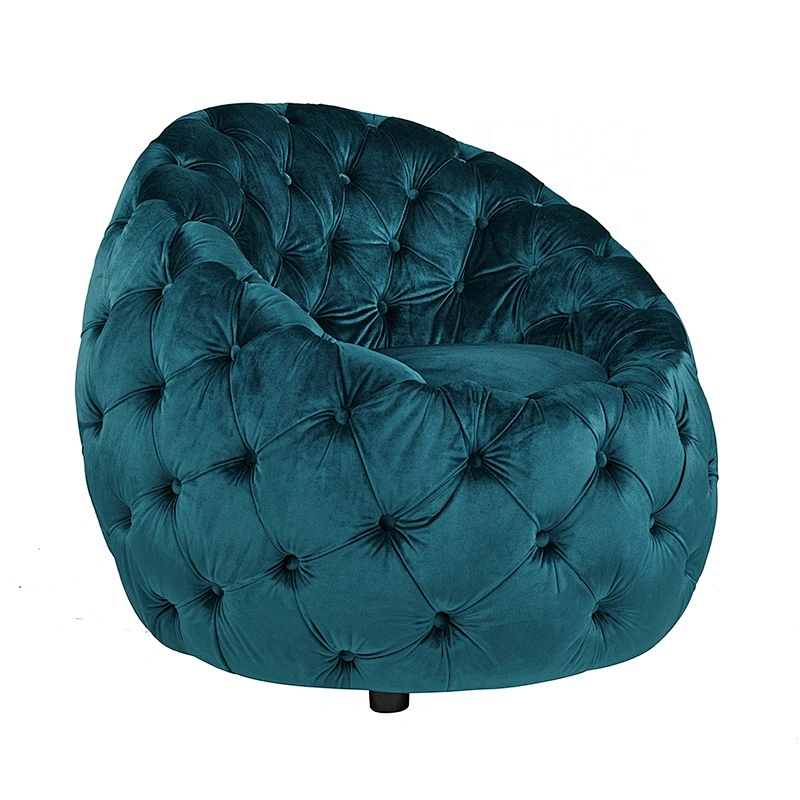 Factory Wholesale Custom Luxury Furniture Sofa Sets/Sofa Chair Single with Velvet Fabric
