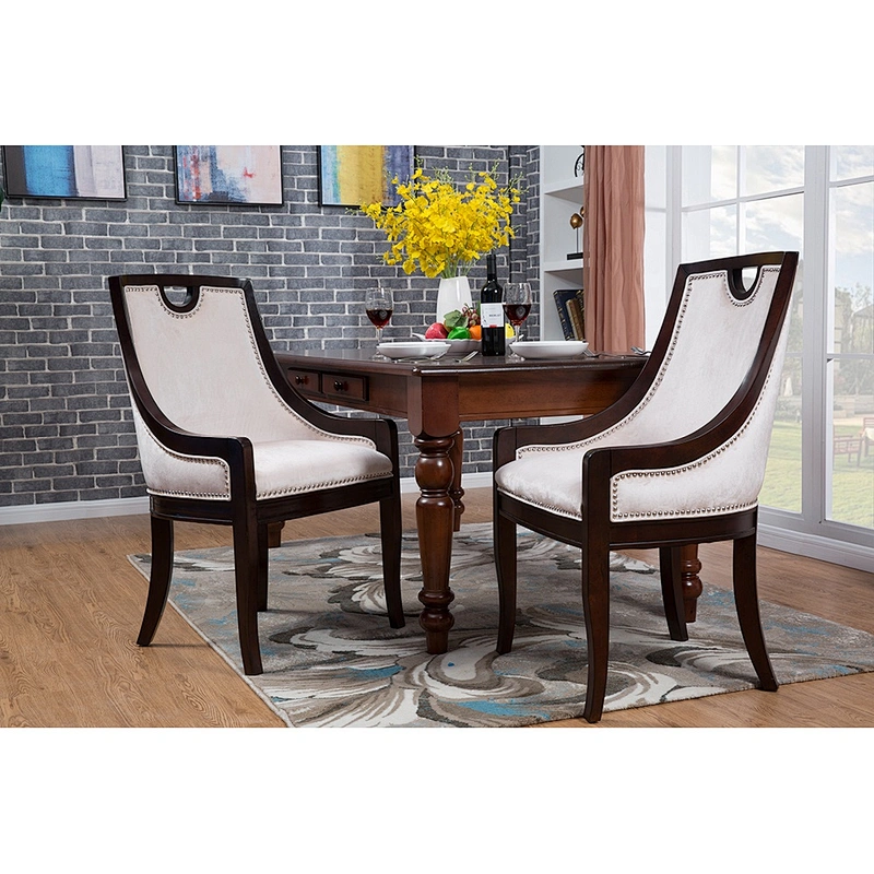 Modern design luxury chair leather fashion style dining room furniture modern dining chair set